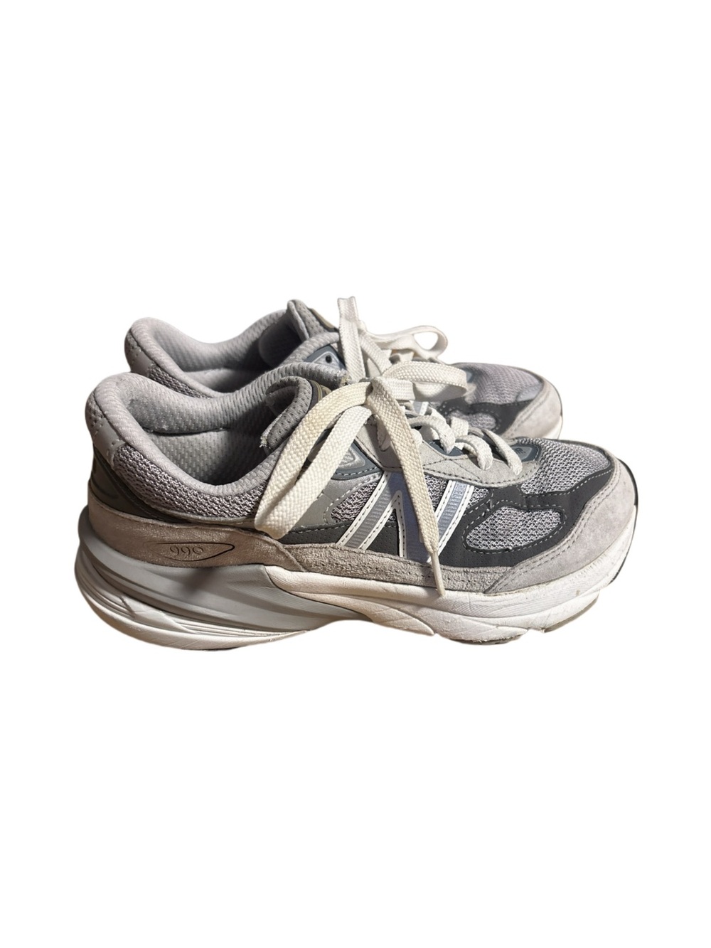 New Balance Women's Gray, White and Silver Athletic Sneakers